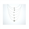 SILVER PLANETS - Handmade Necklace