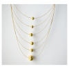 GOLD PLANETS - Handmade Necklace