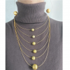 GOLD PLANETS - Handmade Necklace